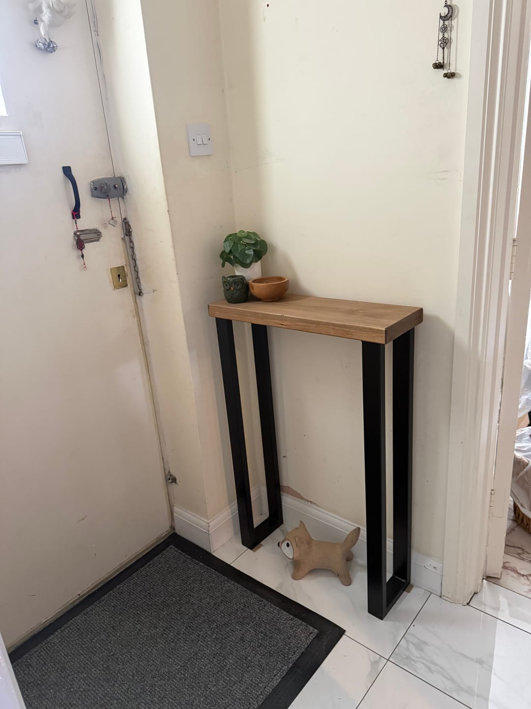Customer photo review of Rustic Console Table  | 20cm Depth