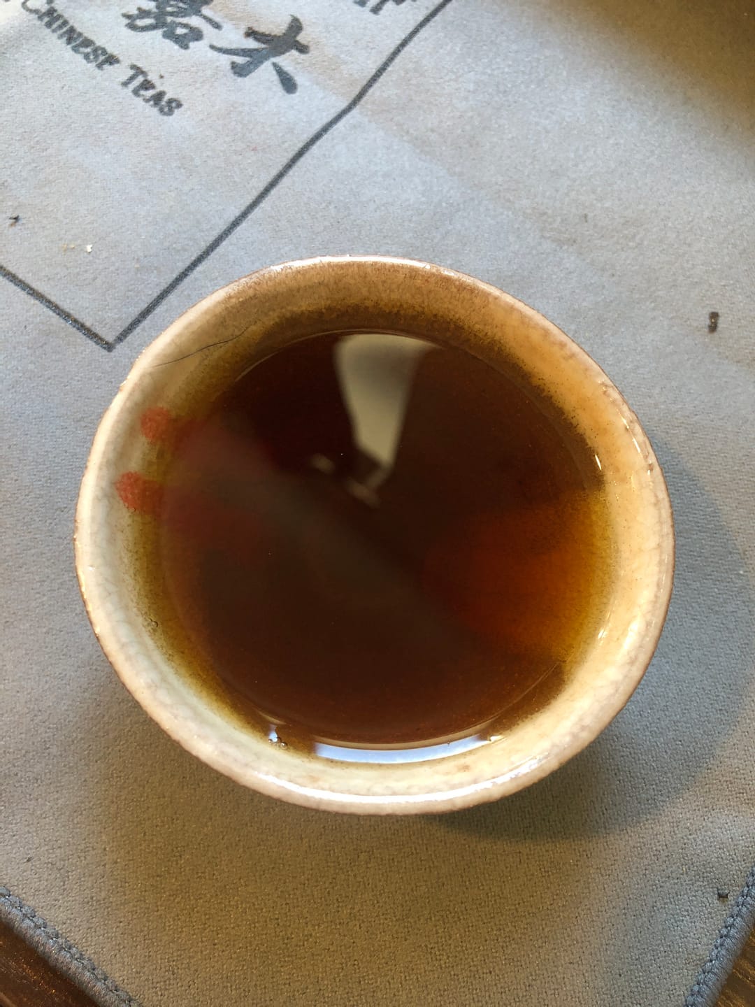Customer photo review of On Taoism Jingyang Golden Flower Fu Brick Tea - 350g Cake (2020)
