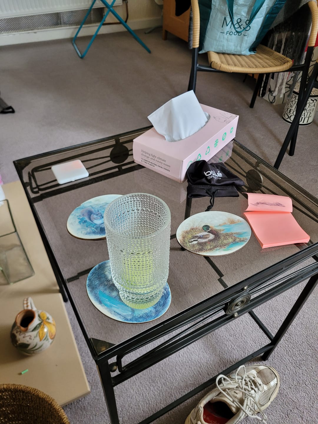 Customer photo review of 100% Recycled Facial Tissues