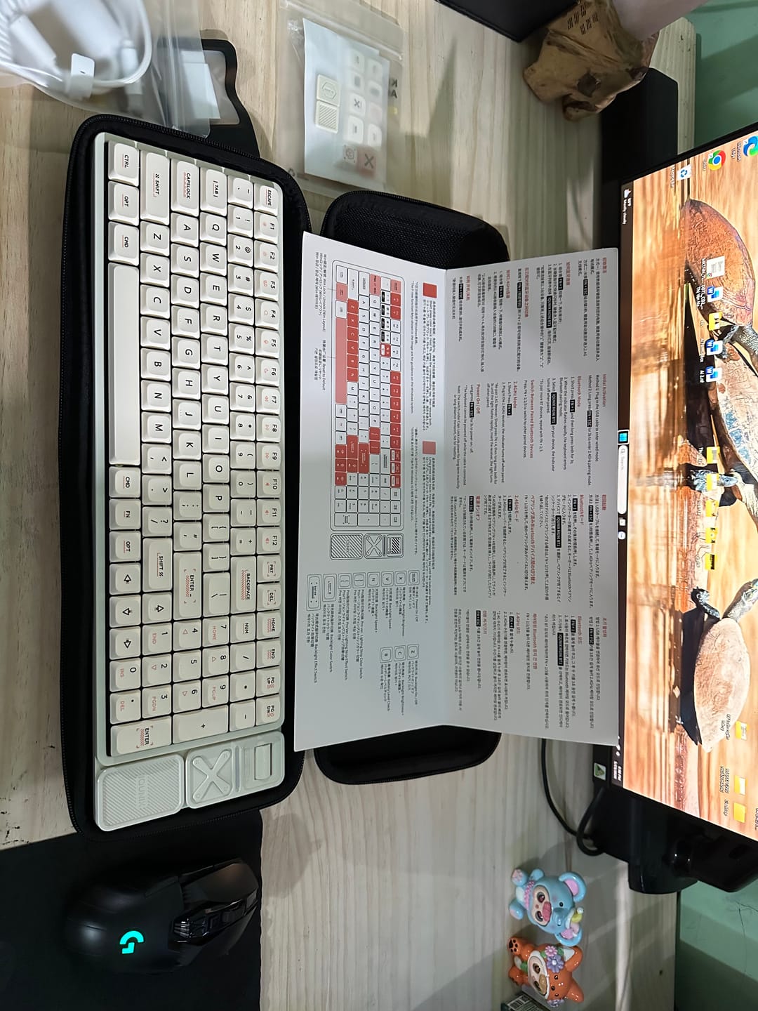 Customer photo review of IQUNIX Magi75/96 Aluminum Low Profile Mechanical Keyboard