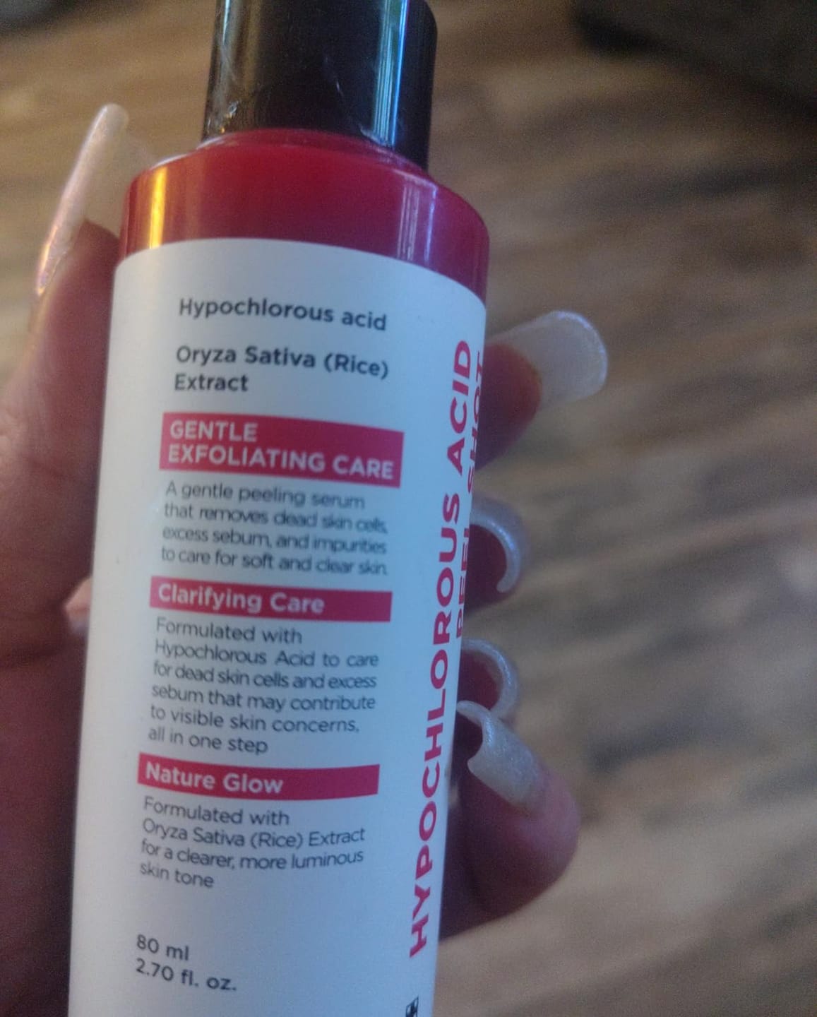 Customer photo review of PEEL SHOT | Оризова ампула