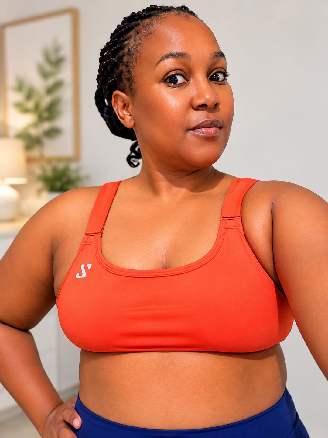 Customer photo review of High Impact Full Support Sports Bra