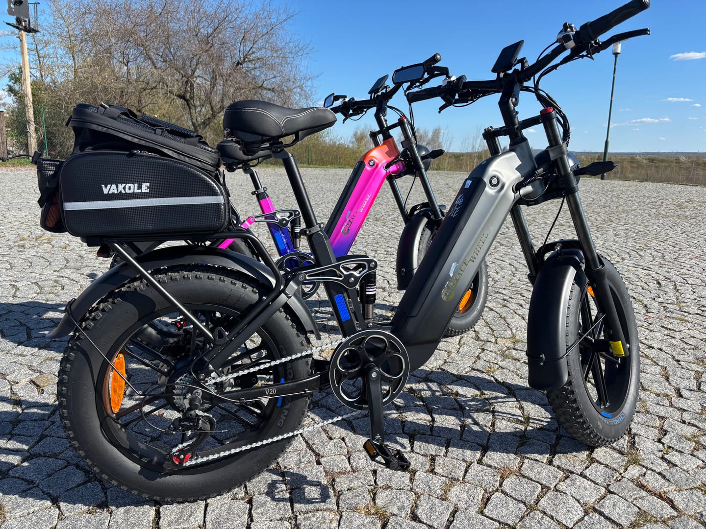Customer photo review of Vakole Waterproof Bike Rack Bag With Large Capacity (17-35L)