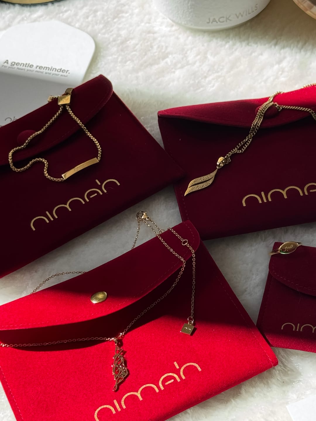 Customer photo review of Hardship & Ease Necklace