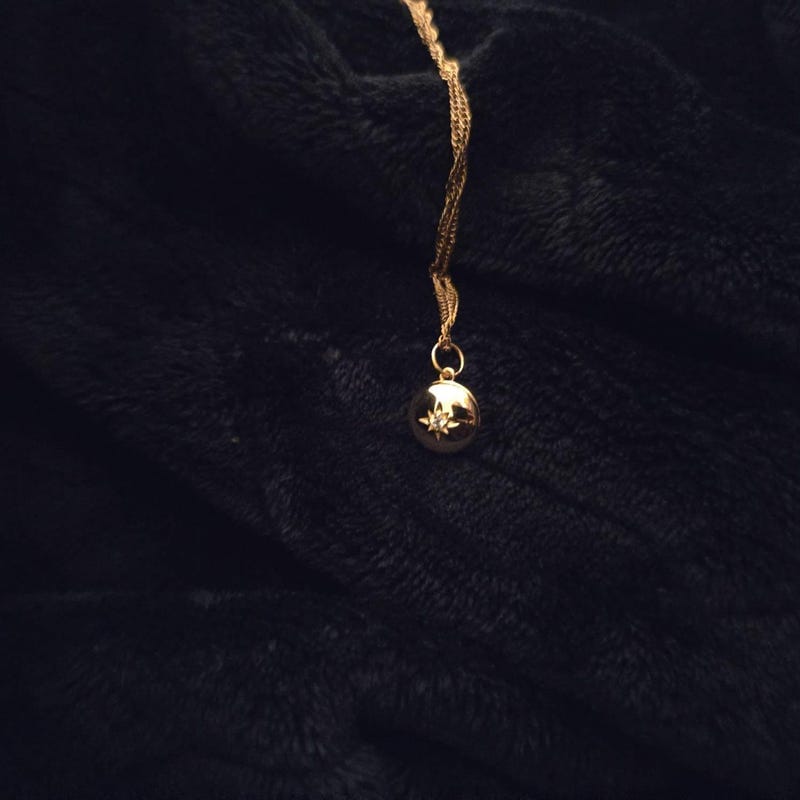 Customer photo review of Custom Photo Locket Necklace