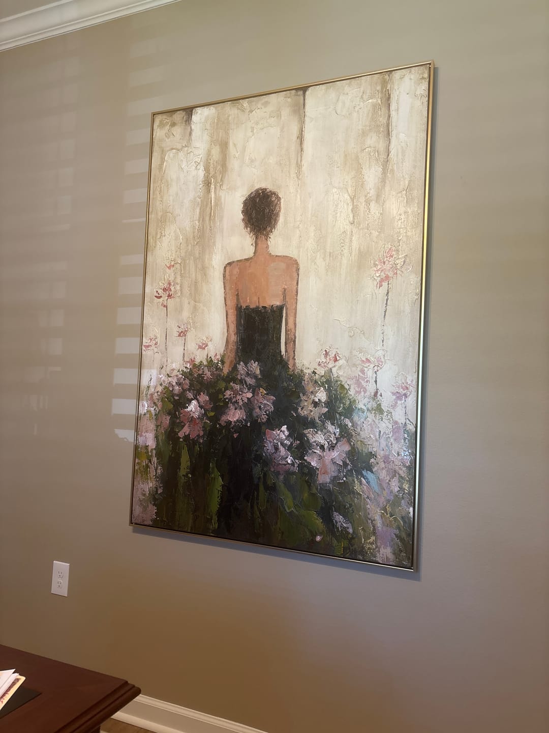 Customer photo review of Textured Sylvan Reverie | Blush Petals