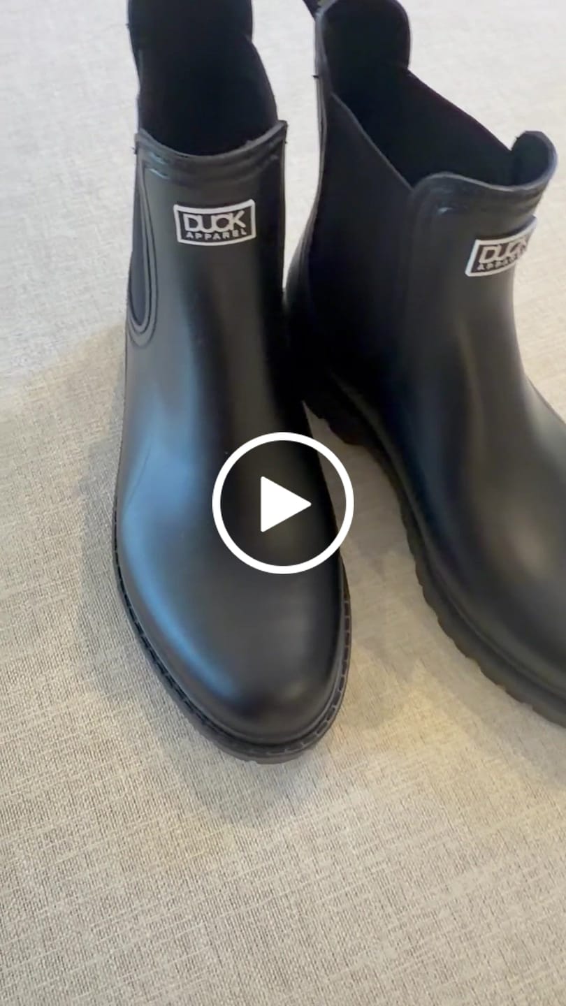 Customer video review of Ink Rain Boots