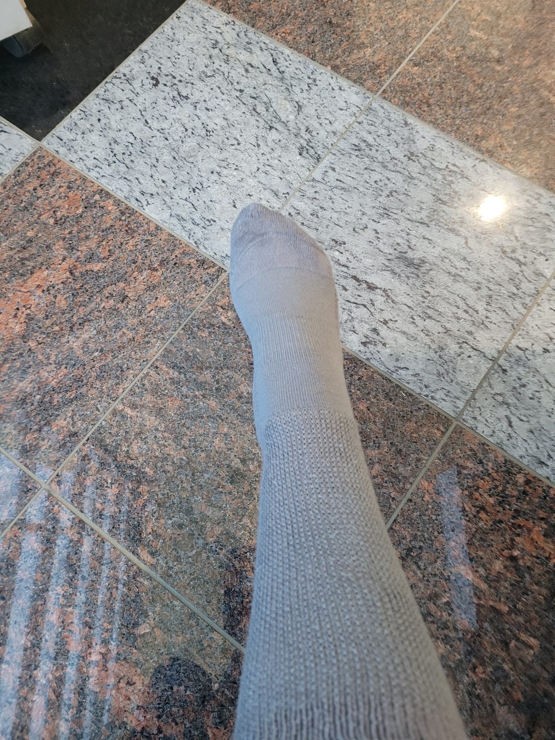 Customer photo review of Navy Days EasyStretch™ Socks