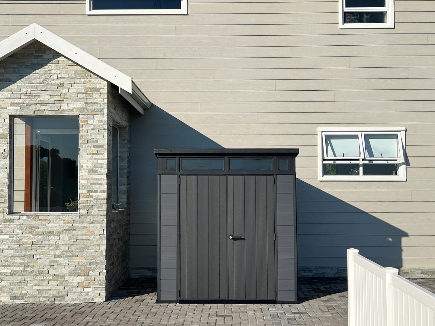 Customer photo review of Cortina 7x7ft (2.1m x 2.1m) Shed