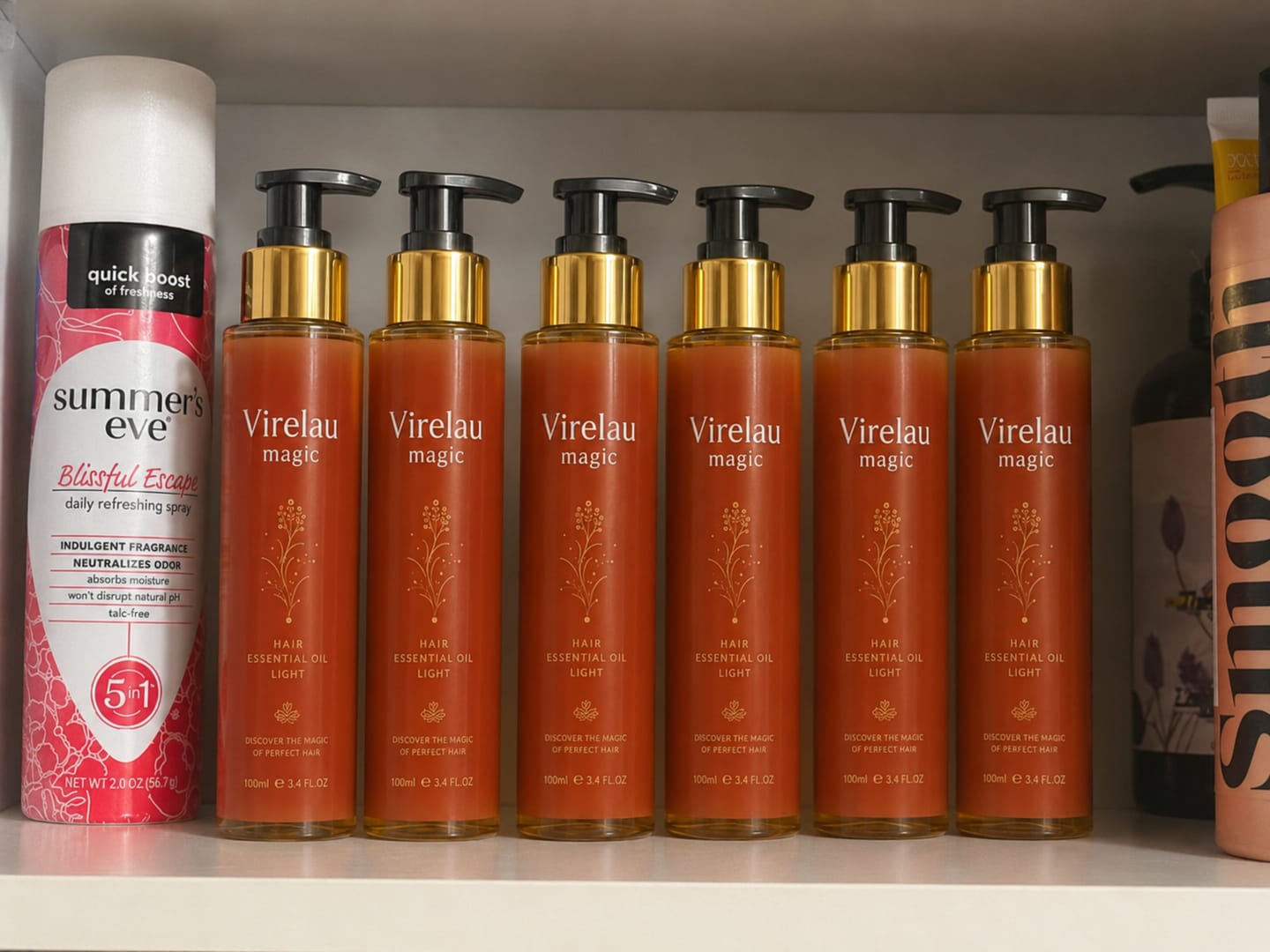 Customer photo review of Huile Corps de Luxe Virelau – Nutrition Intense pour Peaux Sèches
