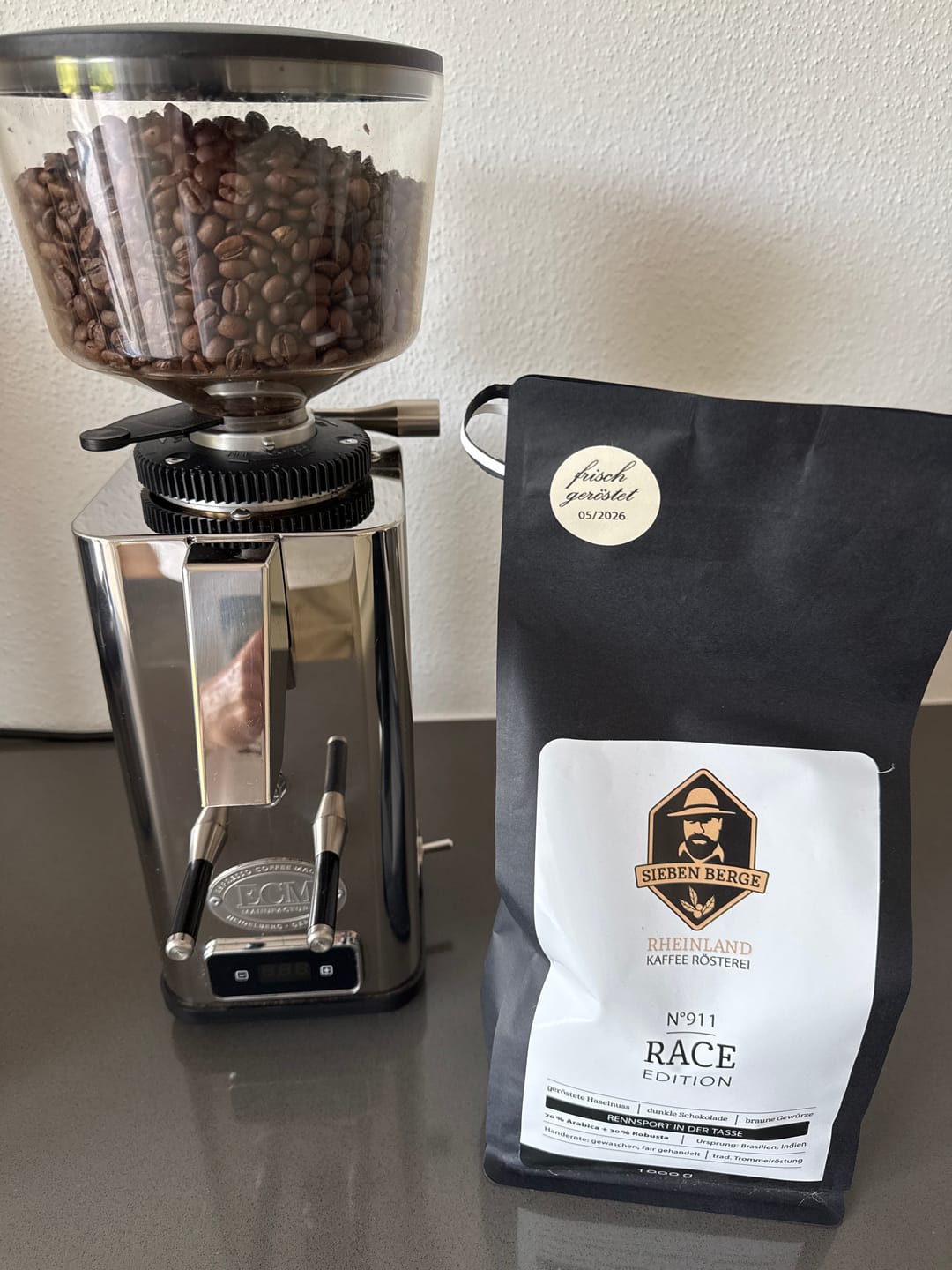 Customer photo review of Dein Lieblingskaffee 1kg + 175g Aromadose geschenkt