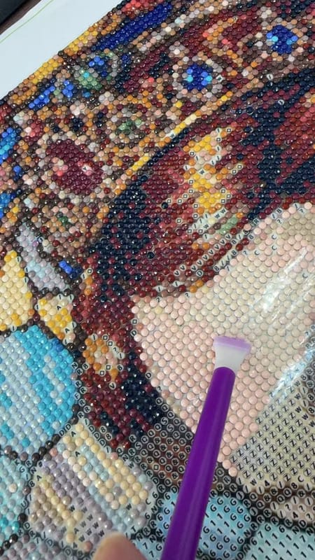 Customer photo review of Elegant Woman Diamond Painting 30/40 40/50 50/60