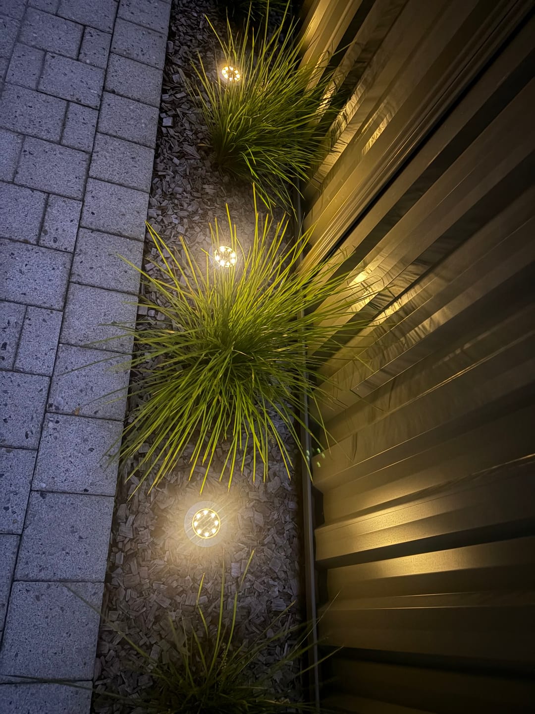 Customer photo review of SolaGarden™ LED Ground Light Pack
