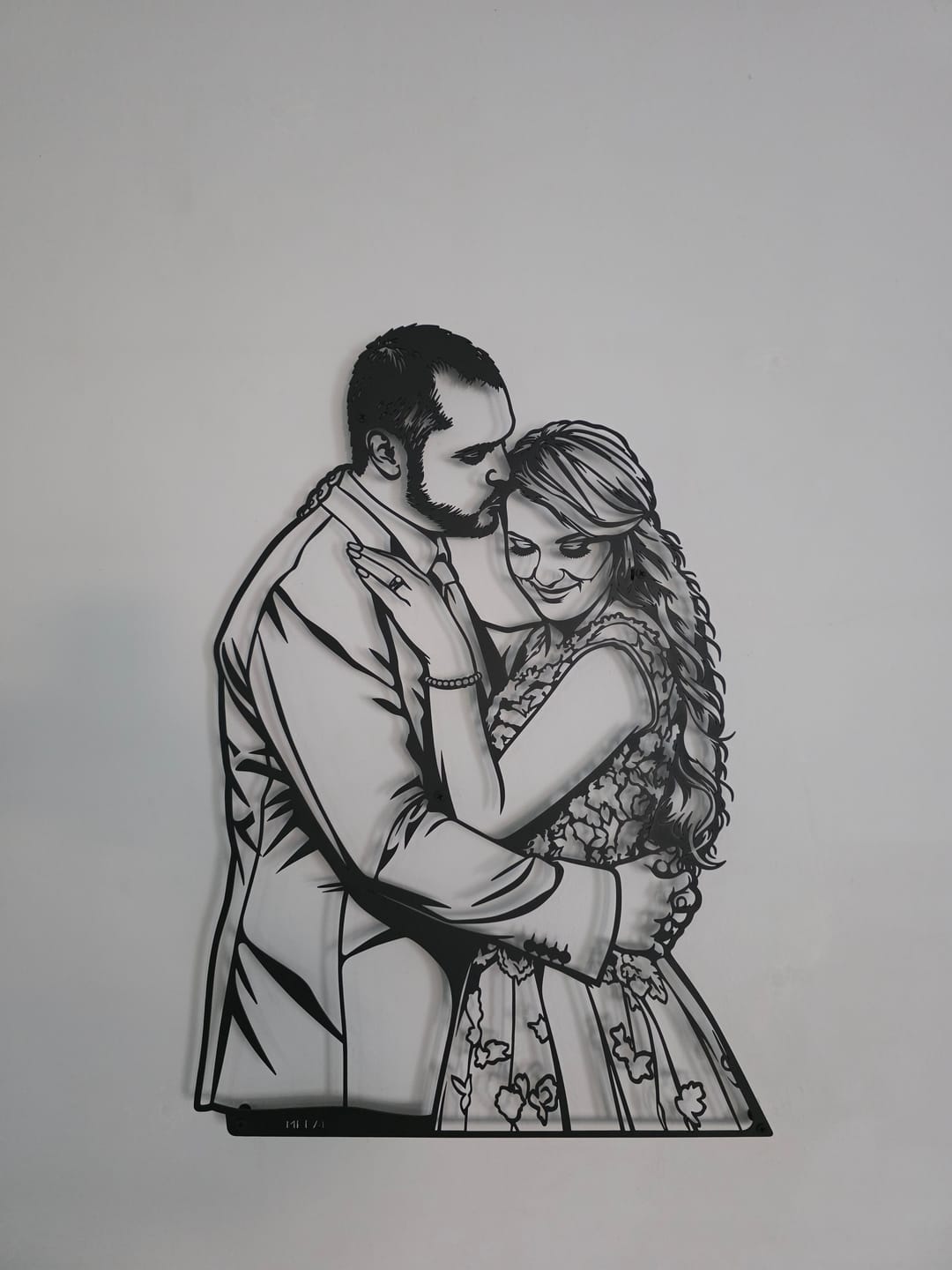 Customer photo review of Photo to Metal Art