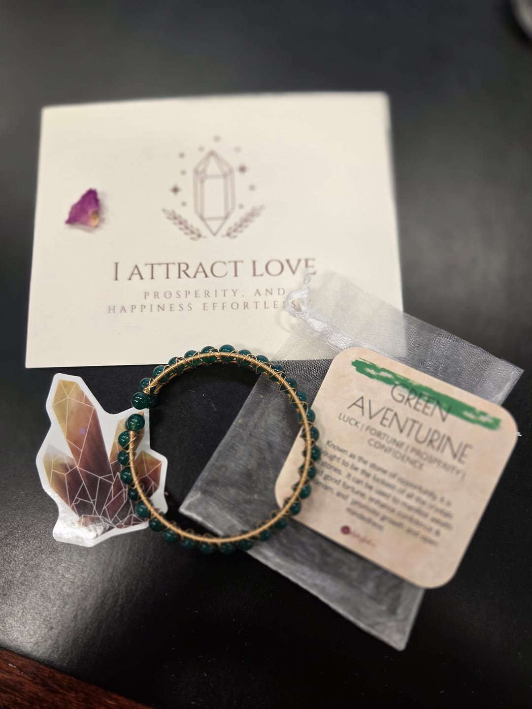 Customer photo review of Crystal Bangle