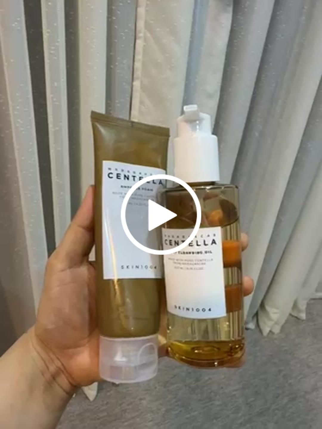 Customer video review of مجموعة سنتيلا للتنظيف المزدوج من سكين1004 - 2قطع