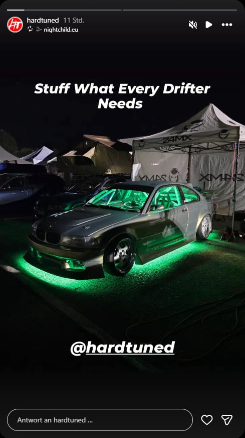 Customer photo review of ELGlow® PRO Universal Car Underglow Kit