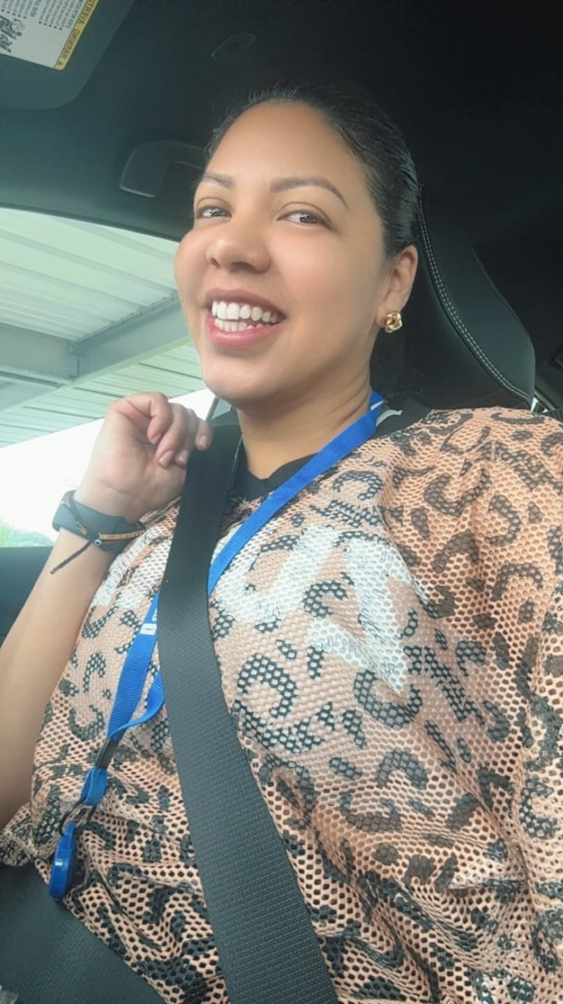 Customer photo review of Zumba Wildbeat Oversized Mesh Top