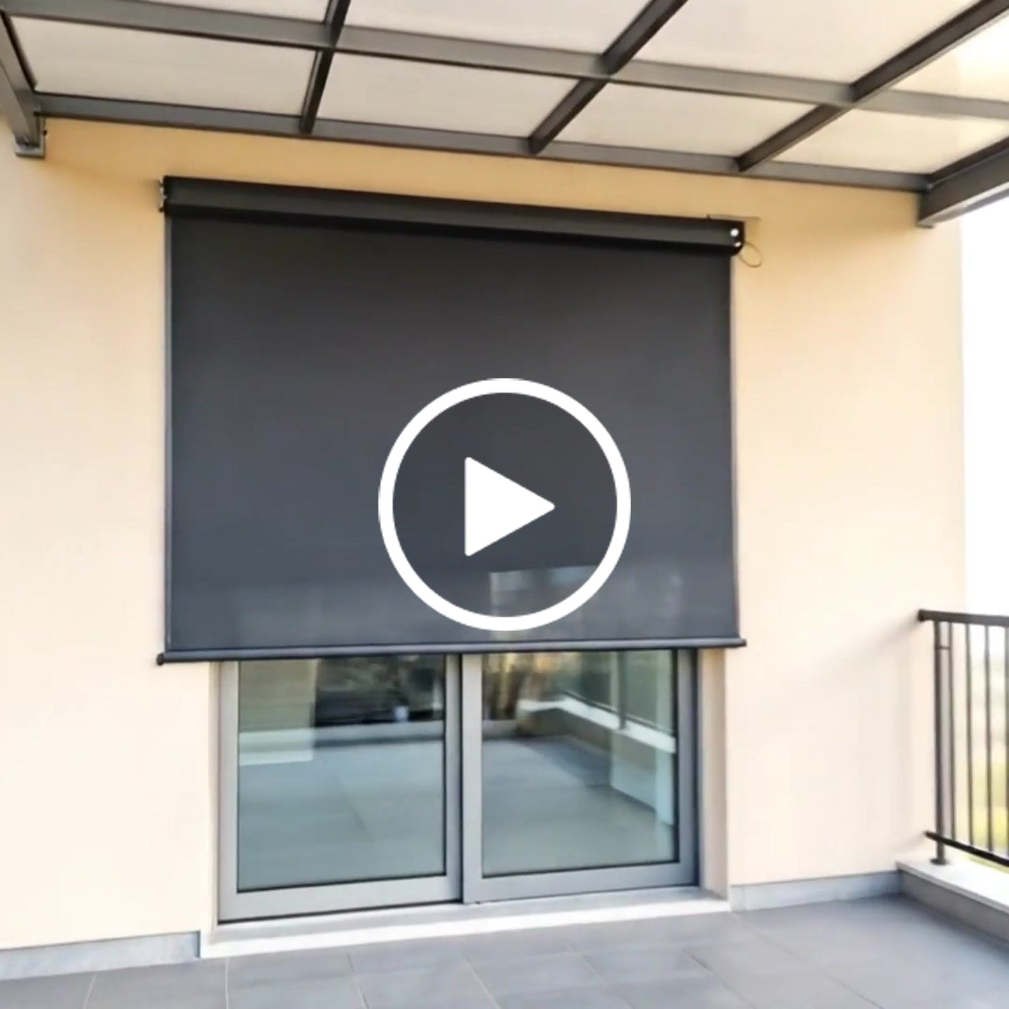 Customer video review of Smart Motorized Outdoor Shades 5% Openness