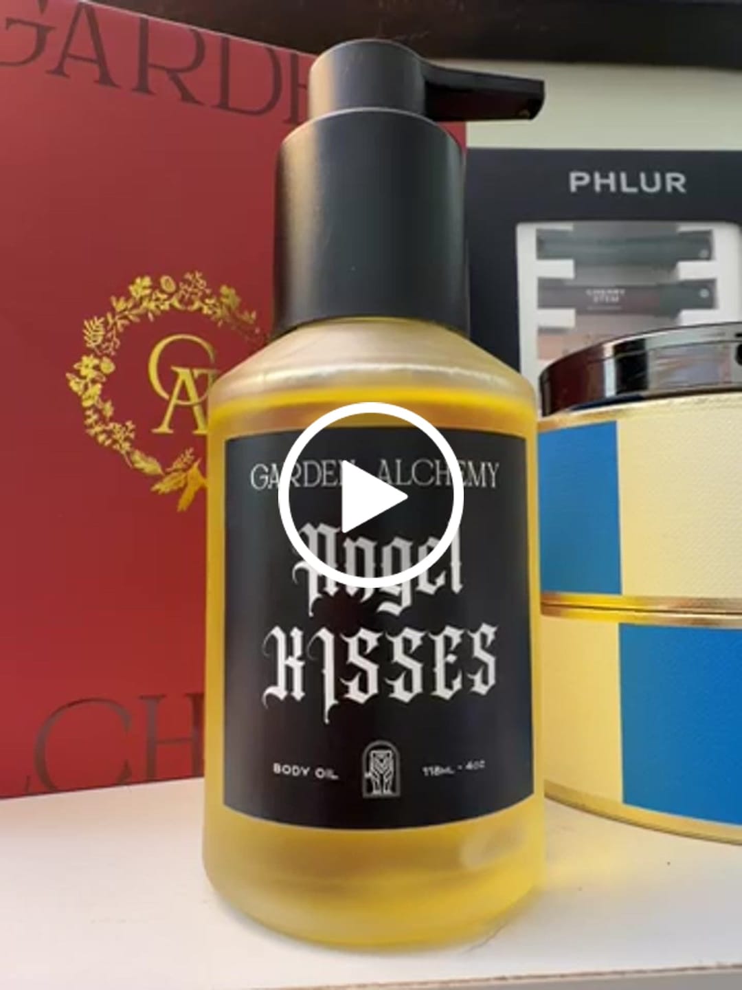 Customer video review of ANGEL KISSES BODY OIL