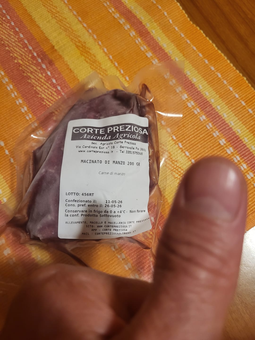 Customer photo review of Macinato di Limousine Grassfed