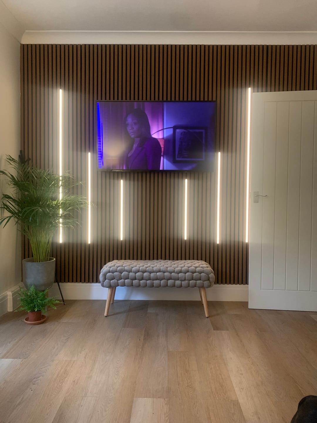 Customer photo review of Wall Panel LED Lighting Strip Kit