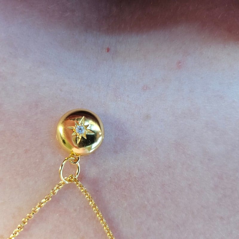 Customer photo review of Custom Photo Locket Necklace