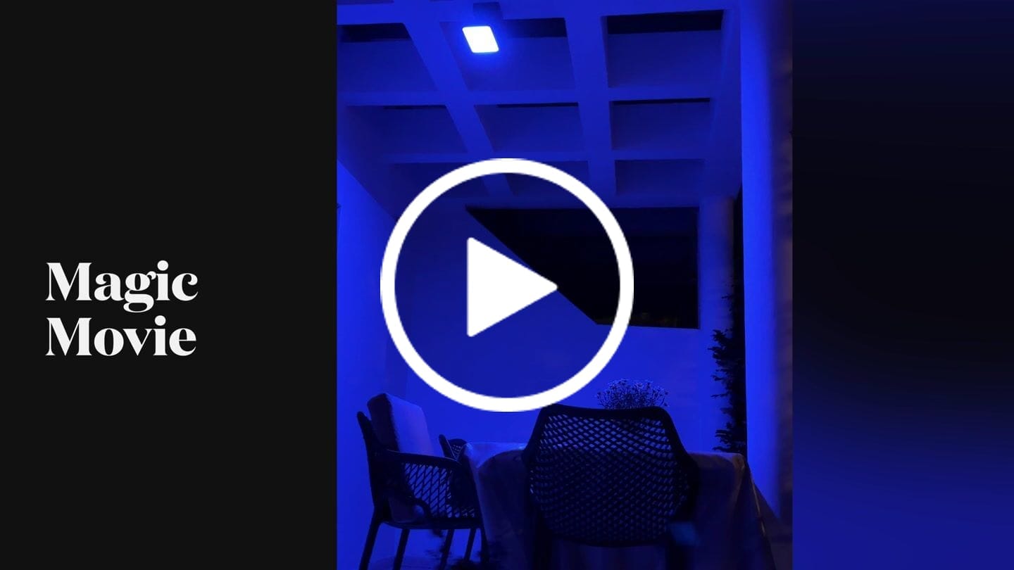 Customer video review of Philips Hue Discover Floodlight (שחור) – פרוז’קטור חכם חיצוני צבעוני