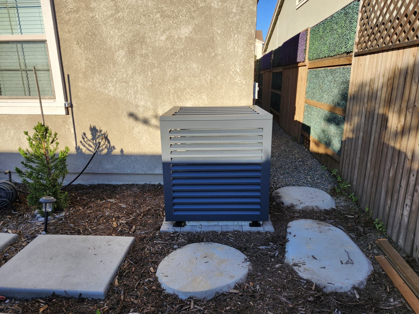 Customer photo review of Central AC Cover - Black