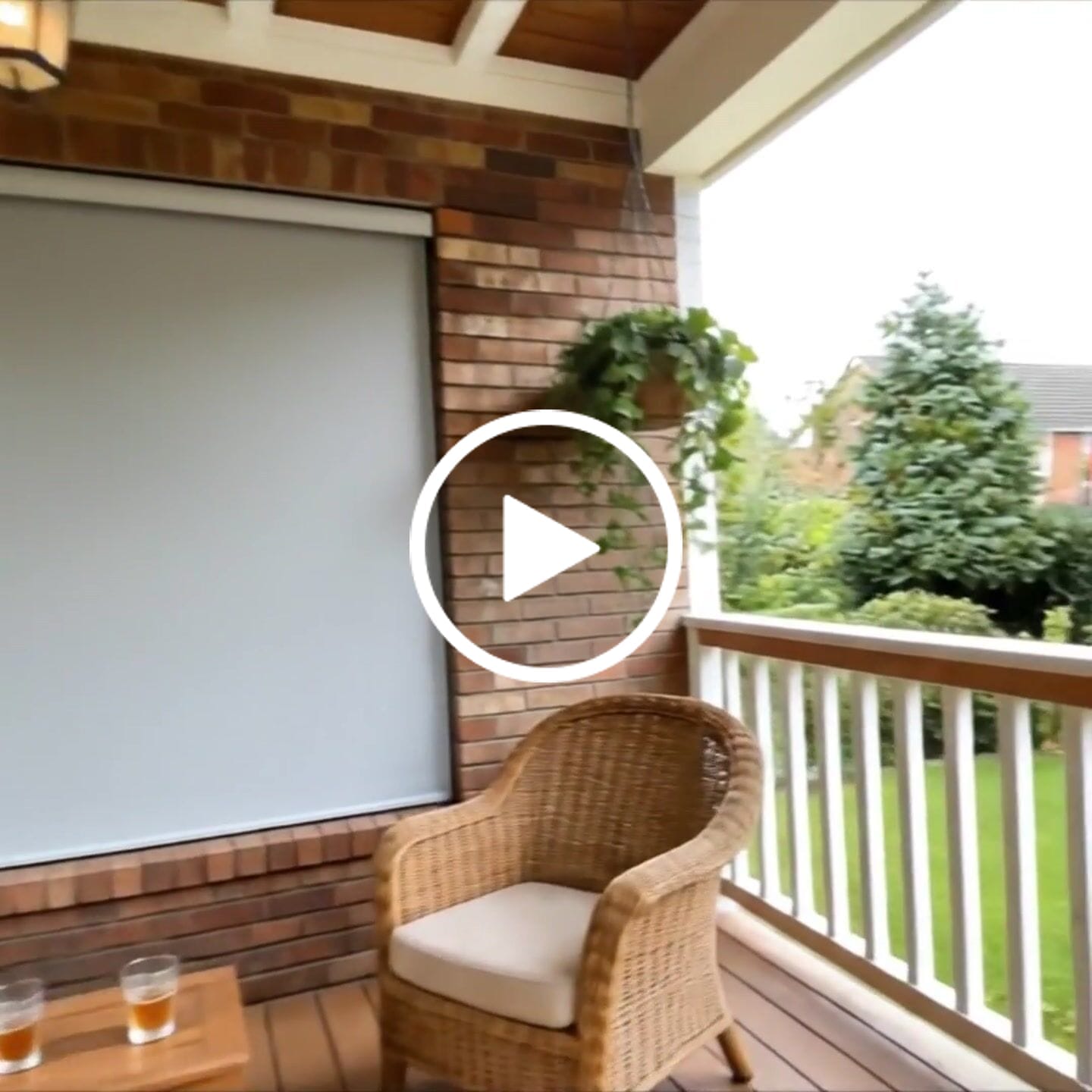 Customer video review of Smart Motorized Outdoor Shades 5% Openness