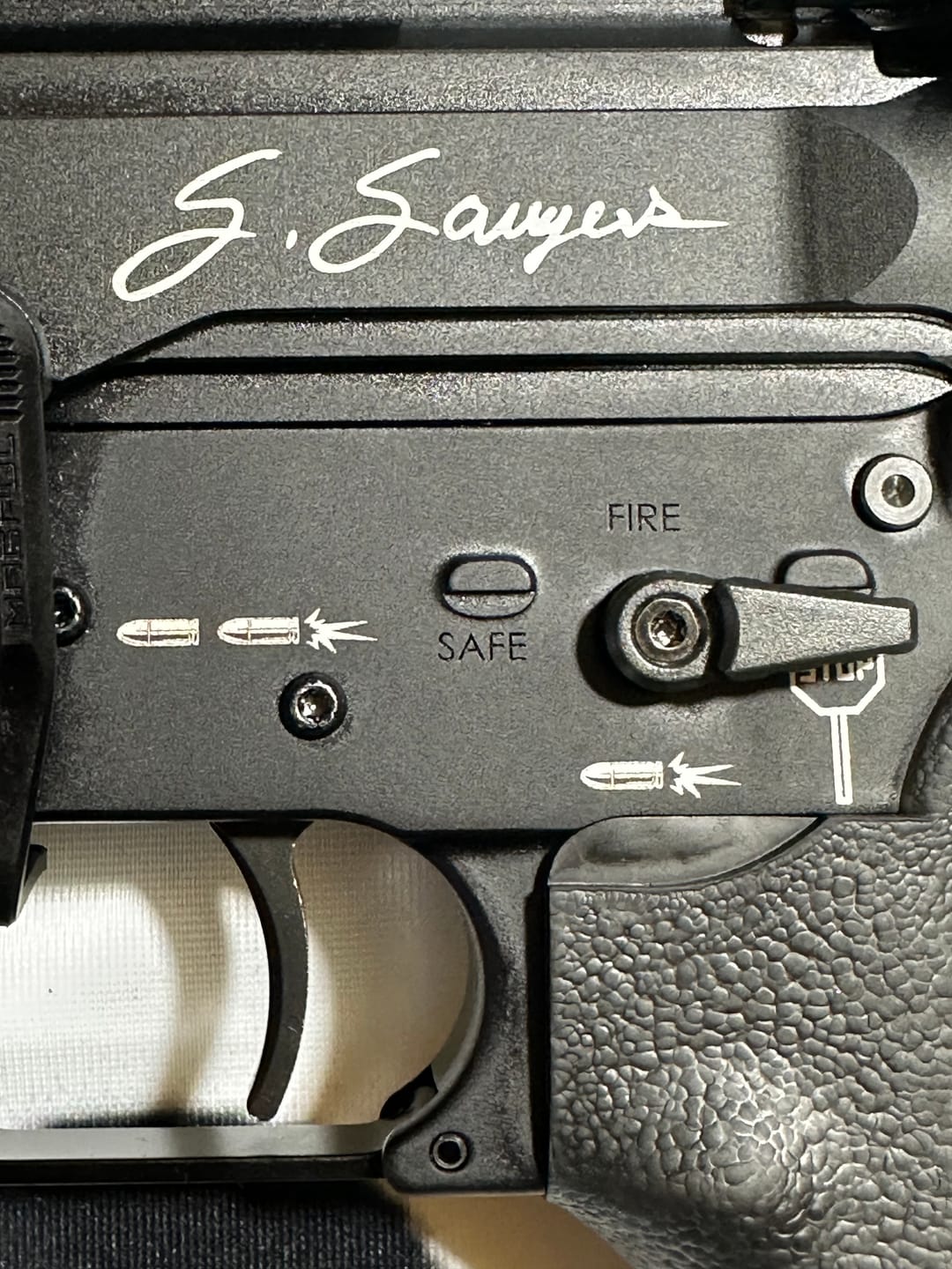 Customer photo review of Partisan Disruptor FRT Trigger for AR-15 – Drop-In System (USA Made)