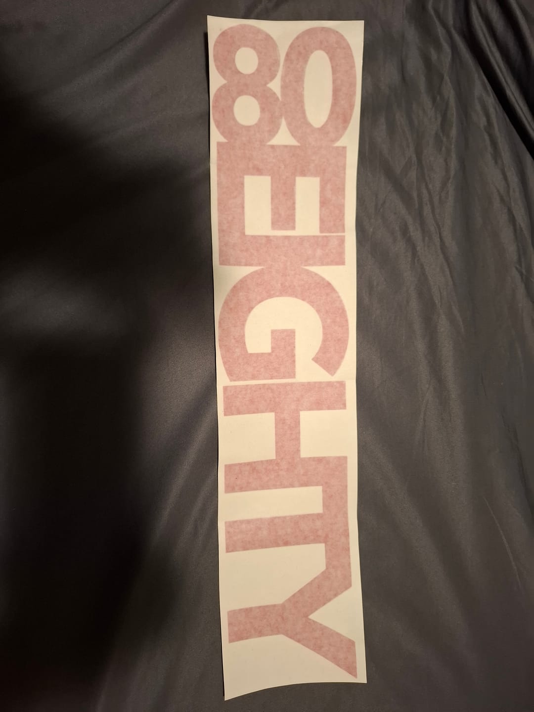 Customer photo review of 80Eighty® Red Decal