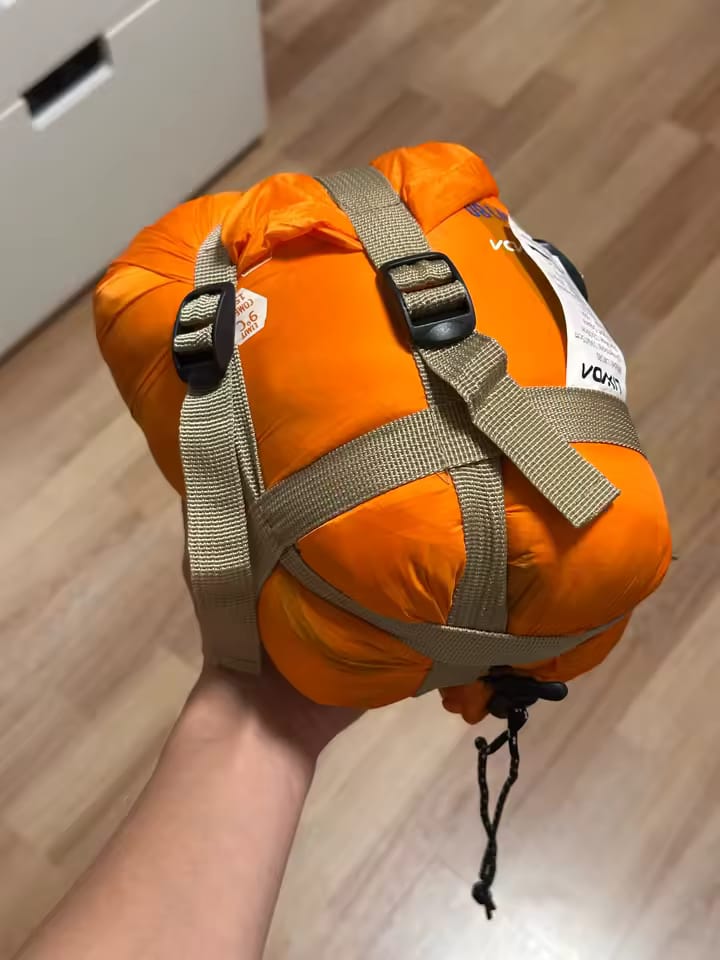 Customer photo review of Ultraleichter Envelope-Schlafsack – 3-Jahreszeiten Camping & Reisen
