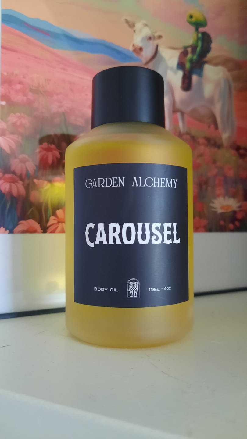 Customer photo review of CAROUSEL BODY OIL