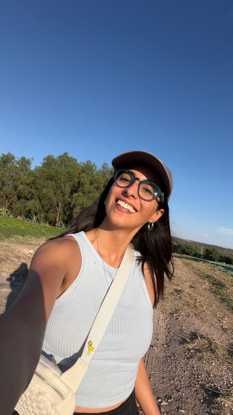 Customer photo review of Valentina Silver Hoop Earrings