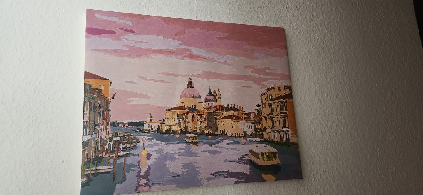 Customer photo review of Malen nach Zahlen - Grand Canal in Venedig - Italien