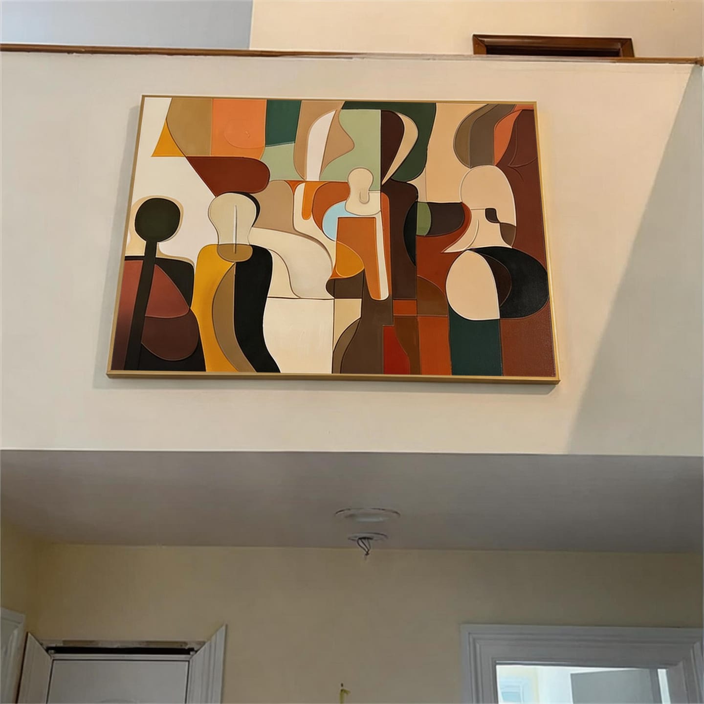 Customer photo review of Abstract Canvas Wall Art #AP292