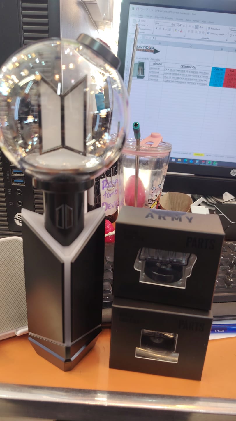 Customer photo review of [3RD PRE-ORDER] BTS - OFFICIAL LIGHT STICK VER.4 PARTS ARMY VER