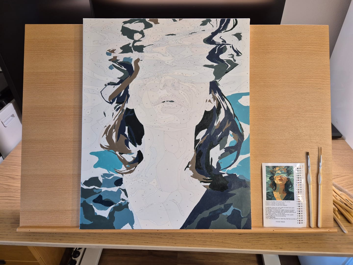 Customer photo review of Under | Paint by Number