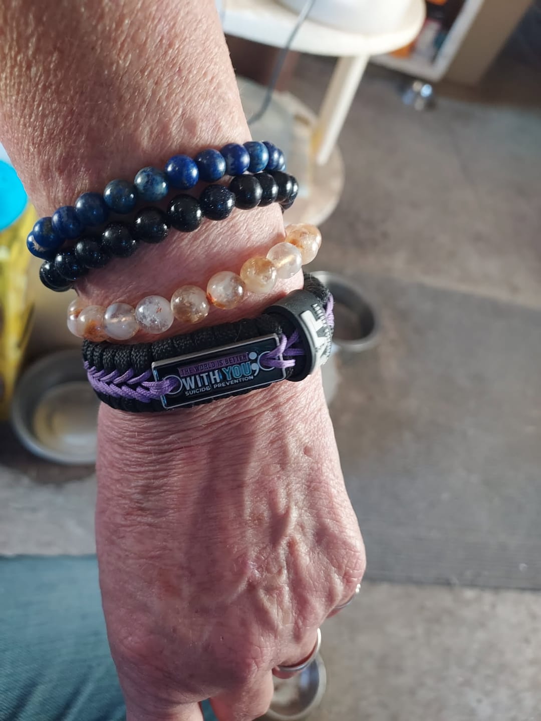 Customer photo review of You Belong Here - Paracord Bracelet