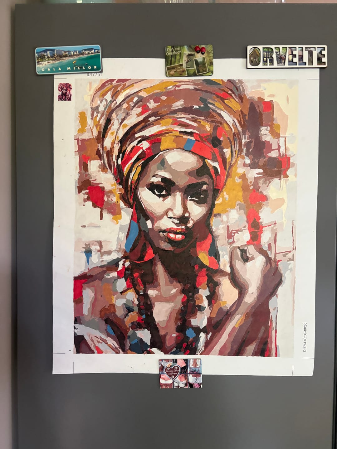 Customer photo review of Jonge abstracte vrouw