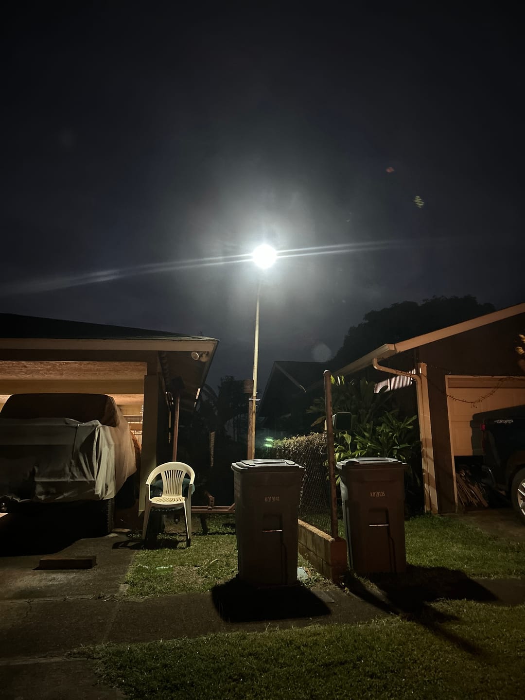 Customer photo review of 60W Solar Street Light 6000 Lumens