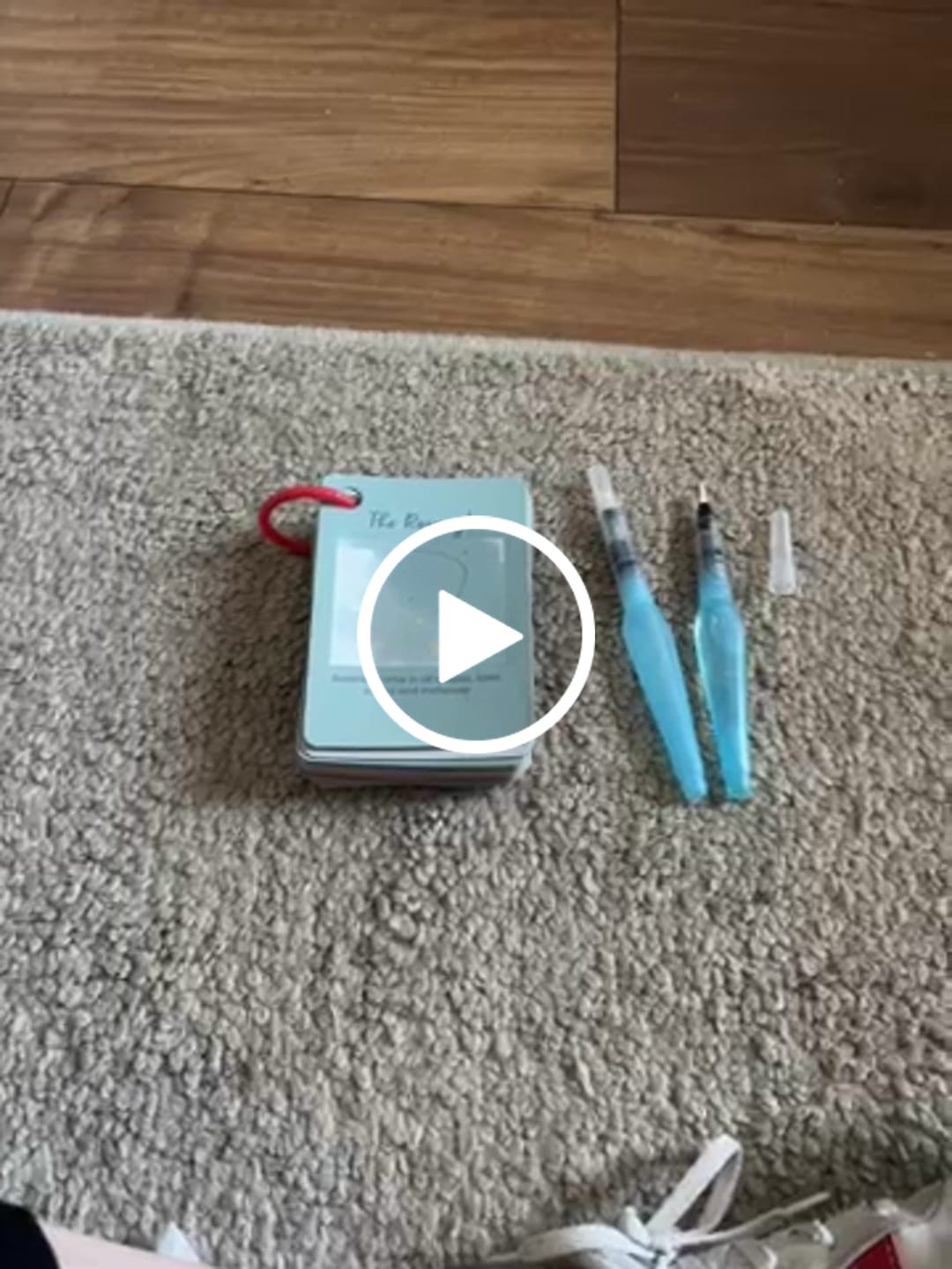 Customer video review of Mysteries of the Rosary Water Reveal Cards