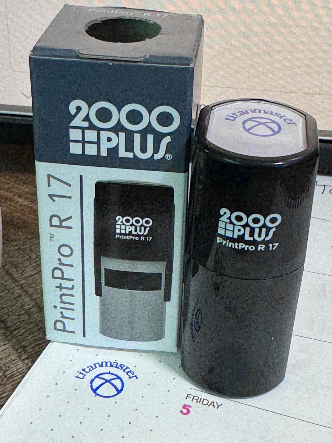 Customer photo review of Small Wood Stamp﹘US