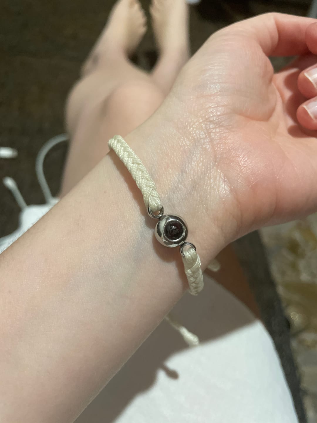 Customer photo review of Bracciale con foto personalizzata