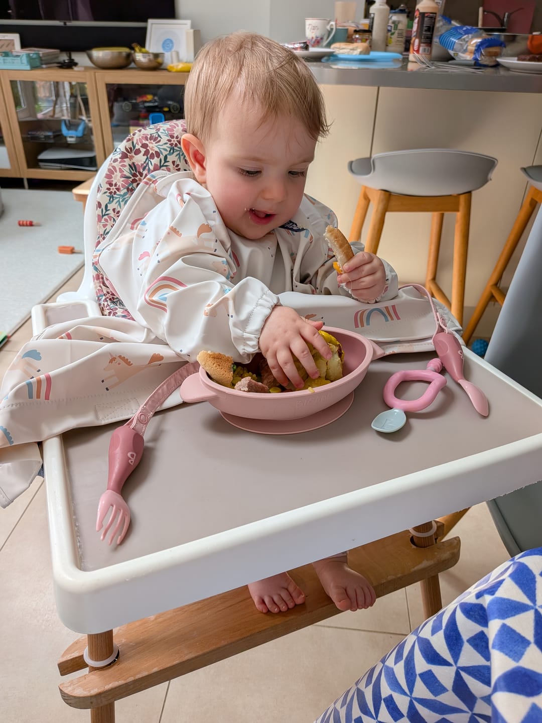 Customer photo review of NEW Attachable Weaning Cutlery