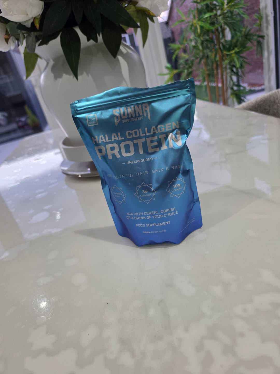Customer photo review of Halal Collagen Protein