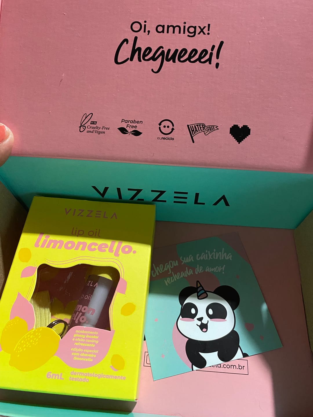 Customer photo review of Lip Oil Limoncello – Vizzela
