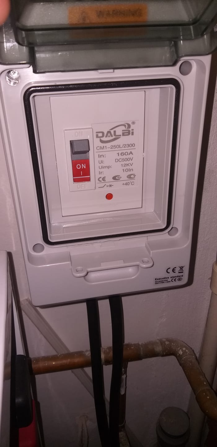 Customer photo review of Cutie de siguranta IP65 pentru intrerupator MCCB 250A