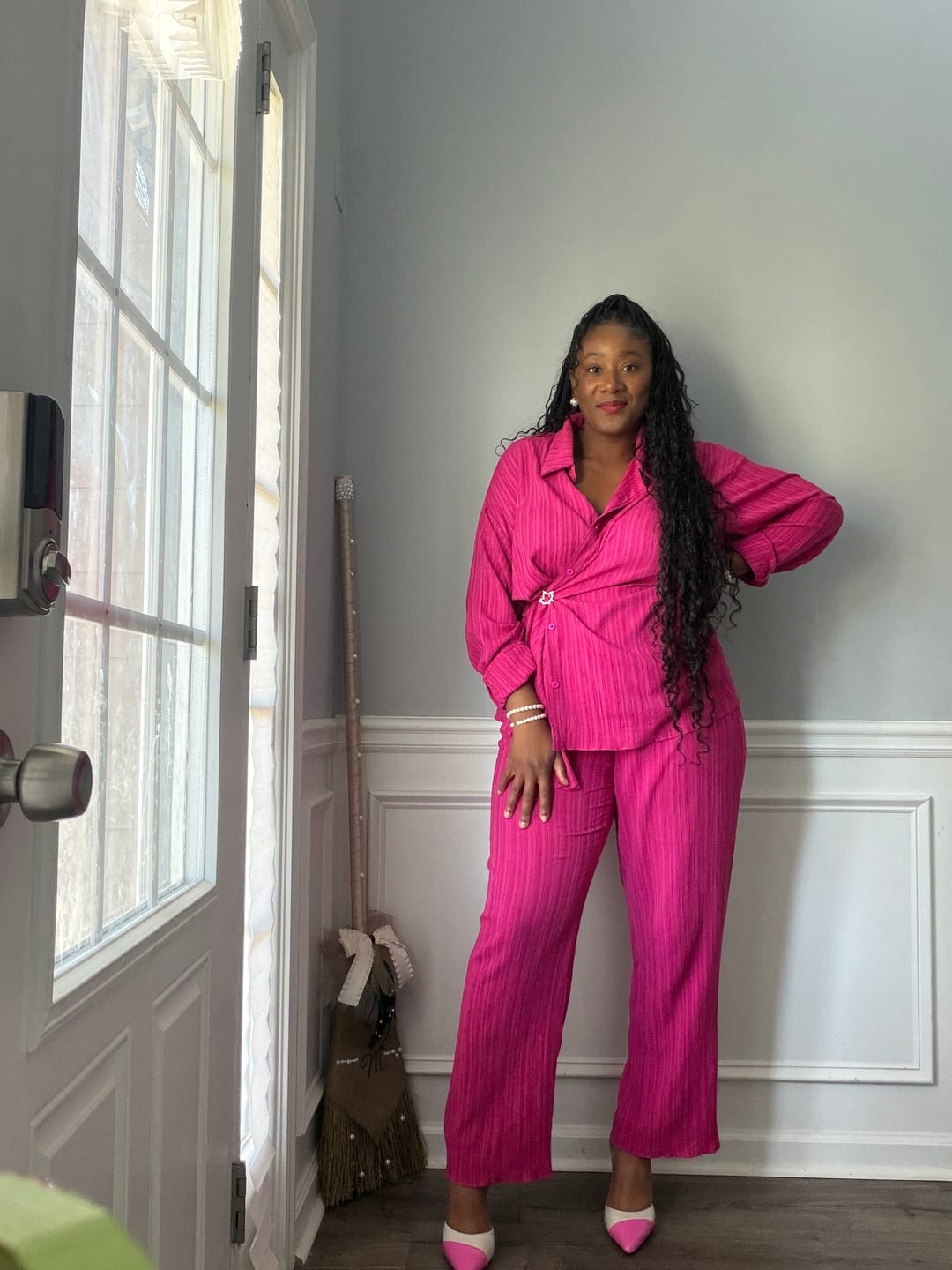 Customer photo review of Deep Wave Bulk Hair Extensions for Braiding